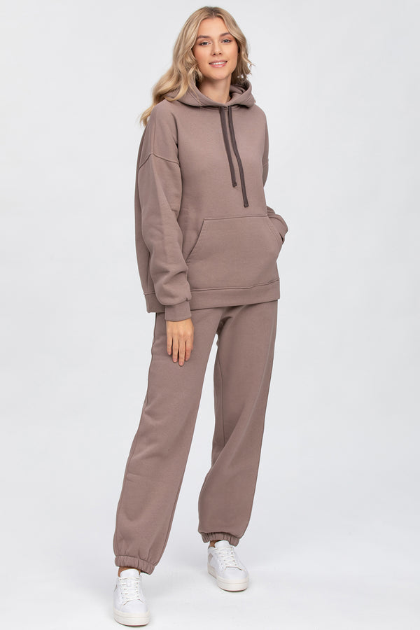 SERENA | Brown Tracksuit in Jersey
