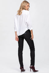 BLACK JEGGINGS | Fitted Jeggings in Black Denim