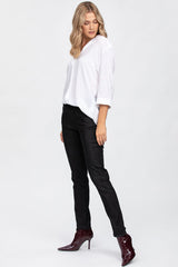 BLACK JEGGINGS | Fitted Jeggings in Black Denim